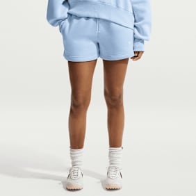 Nike   Sportswear Phoenix Fleece Mid-Rise 4" Shorts bleu
