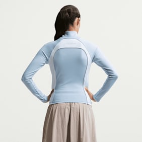 Nike   Shox Fullzip Long Sleeve Top blauw