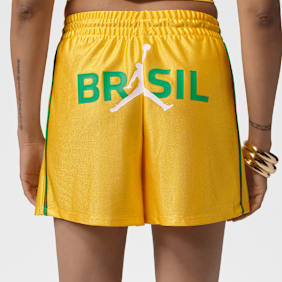 Jordan Brooklyn Knit Brazil Shorts gelb