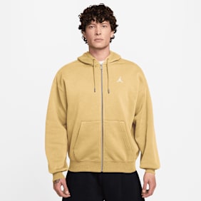 Jordan Brooklyn Fleece Oversized Full-Zip Hoodie geel