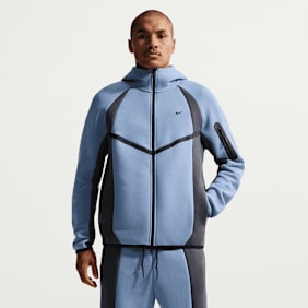 Nike   Tech Color-Block Full-Zip Fleece Windrunner Jacket blau