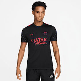 Nike   PSG Strike Soccer Dri-FIT Short-Sleeve Top nero