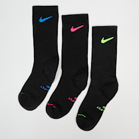 Nike   3 PACK - Everyday Elevated Crew noir
