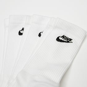 Nike   3 PACK - Everyday Elevated Futura Crew bijela