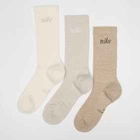 Nike   3 PACK - Everyday Elevated Graphic Crew bege