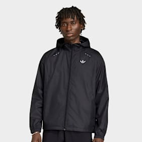 adidas Originals Tech Trefoil Essentials Windbreaker czarny