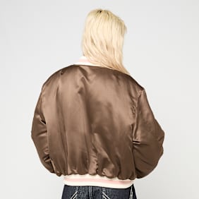 Karl Kani Signature Bowling Jacket Brown braun