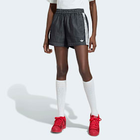 adidas Originals Denim Shorts szary