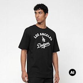New Era MLB CF Graphics Regular Tee Los Angeles Dodgers nero