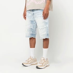 Smoke Rise Denim Shorts azul