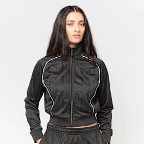 Karl Kani OG Shadow Stripe Cropped Trackjacket crna