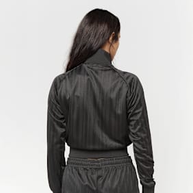 Karl Kani OG Shadow Stripe Cropped Trackjacket crna