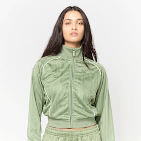 Karl Kani OG Shadow Stripe Cropped Trackjacket groen