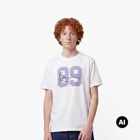 Karl Kani Signature 89 Mesh T-Shirt Junior wit