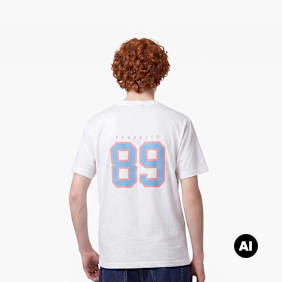 Karl Kani Signature 89 Mesh T-Shirt Junior wit