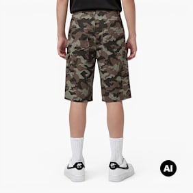 Karl Kani Signature Baggy Camo Shorts Junior camouflage