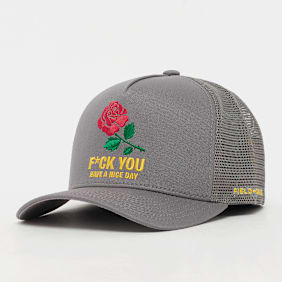 Field Grade Have A Nice Day Twill Mesh Trucker gris