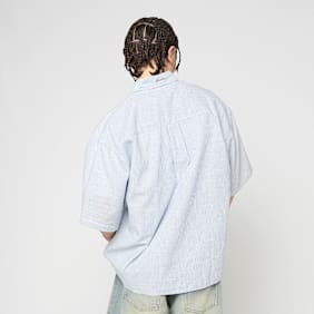 Another Cotton Lab The Short Sleeve Shirt bleu