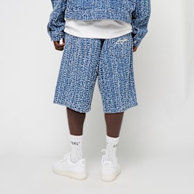 Karl Kani Jeans Distressed Denim Jorts blu