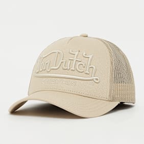 Von Dutch Originals Baseball Cap with Mesh Back Embroidered Logo bež