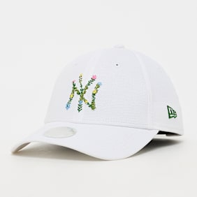 New Era FEMALE 9FORTY Floral Infill New York Yankees blanco