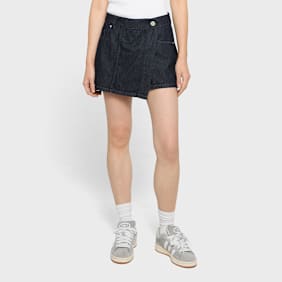 Urban Classics Ladies Light Denim Skort plava