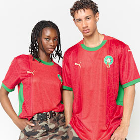 PUMA Federation Royale Marocaine Football Home Jersey Replica rot