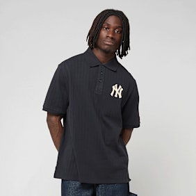 New Era MLB Rib Regular Polo blau
