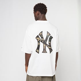 New Era New York Yankees MLB Infill Oversized T-Shirt blanc