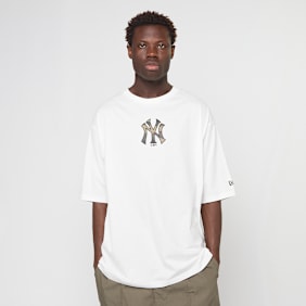 New Era New York Yankees MLB Infill Oversized T-Shirt blanc