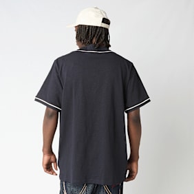 New Era Slub Baseball Jersey blau