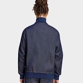 adidas Originals Firebird Adicolor Raw Denim Track Top blau