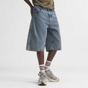 adidas Originals Firebird Adicolor Denim-Jorts blauw