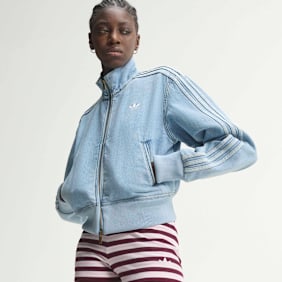 adidas Originals Firebird Denim Track Top plava