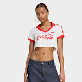 adidas Originals Adidas Coca-Cola Cropped Jersey weiß