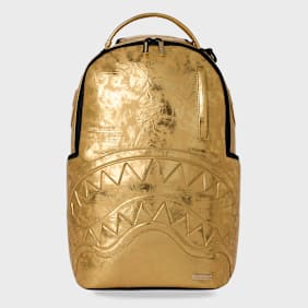 SPRAYGROUND Gold Weathered Backpack dorado