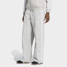 adidas Originals Floral Graphics Firebird Loose Track Pant grau