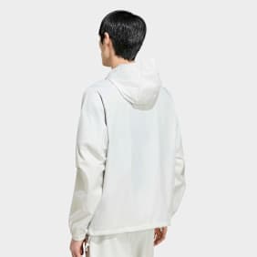 adidas Originals Tech Trefoil Essentials Hooded Full Zip Track Top grijs