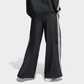 adidas Originals Adicolor Track Pants Satin Wide Leg czarny