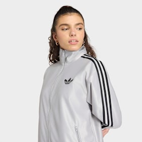 adidas Originals Metallic Firebird Loose Track Top grau