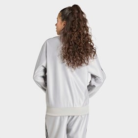 adidas Originals Metallic Firebird Loose Track Top cinzento