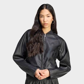 adidas Originals Pleather Superstar Tracktop nero