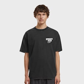 Mister Tee Sunset City Vintage Oversize Tee schwarz