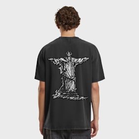Mister Tee True Faith Vintage Oversize Tee czarny