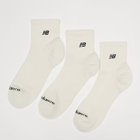 New Balance 3 PACK - Black Patch Logo Seasonal Crew beige
