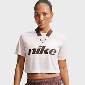 Nike   Sportswear Trend Football Crop Top beige