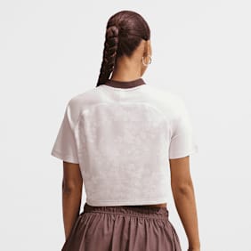 Nike Sportswear Trend Football Crop Top beige