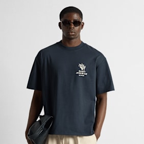 Burocs Oversize T-Shirt niebieski