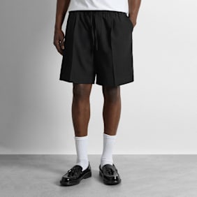 Burocs Loose Drawstring Shorts crna