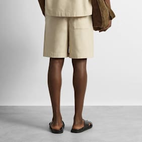 Burocs Linen Blend Shorts beż